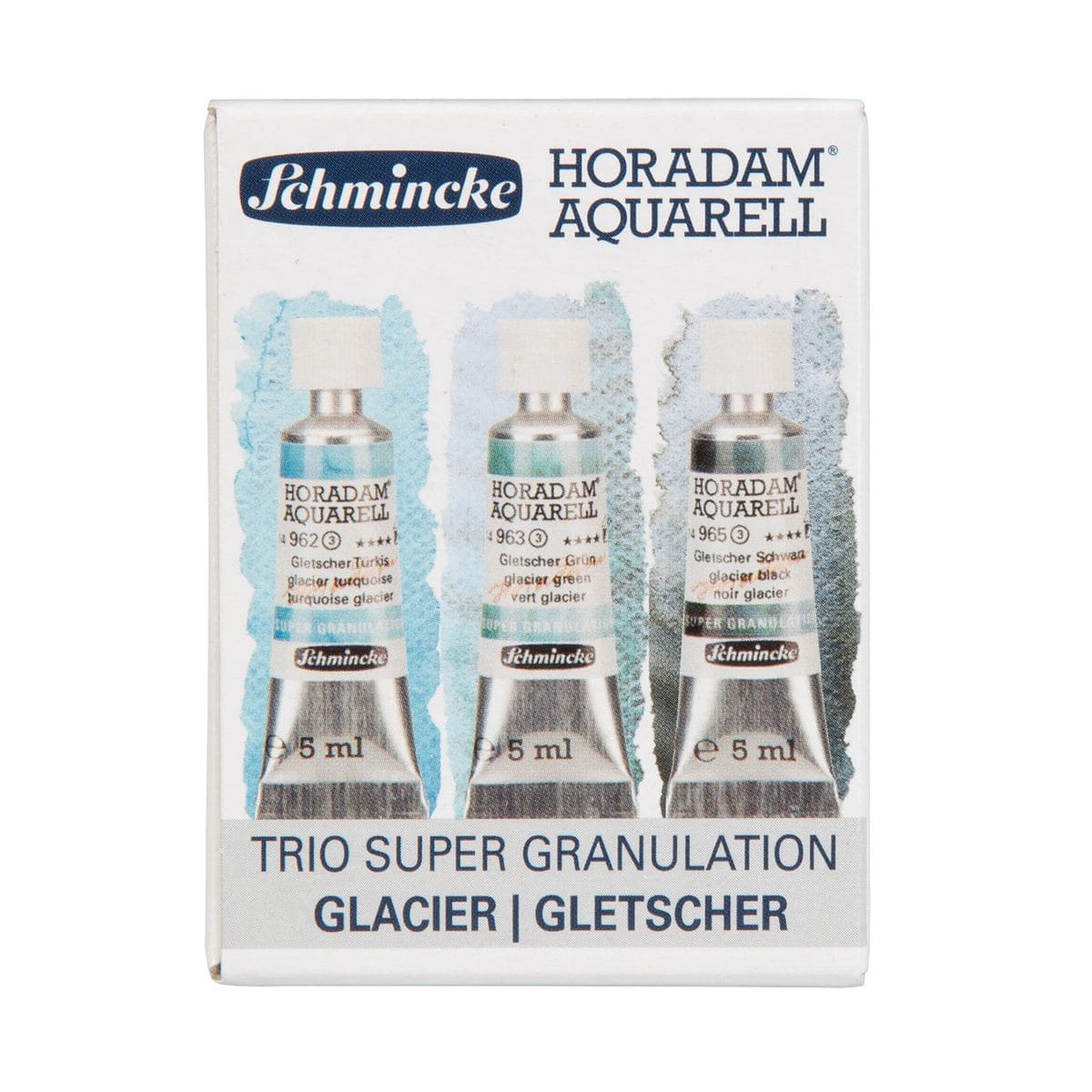 Conjunto Aquarela Profissional Schmincke Horadam Super Granulation 5ml Glacier